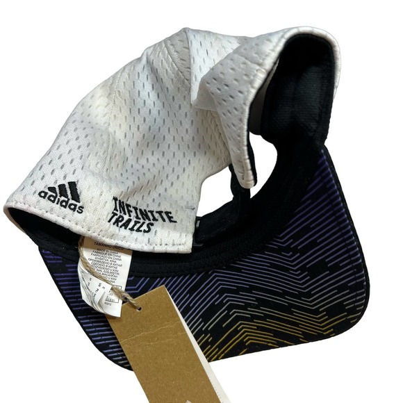 Adidas Womens Event Cap Infinite Trails White Black New Adjustable - Picture 2 of 5